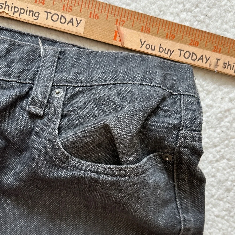 Levi's 569 Loose Straight Fit jeans in a black/gray wash Mens size W40 L32